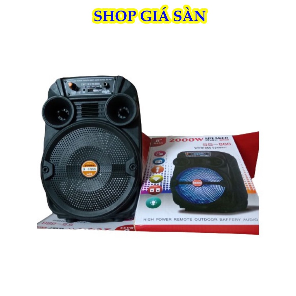Loa Bluetooth, Loa Karaoke Di Động Speaker 2000W Hát Karaoke Cực Hay - Bh 6 Tháng - Shop Giá Sàn