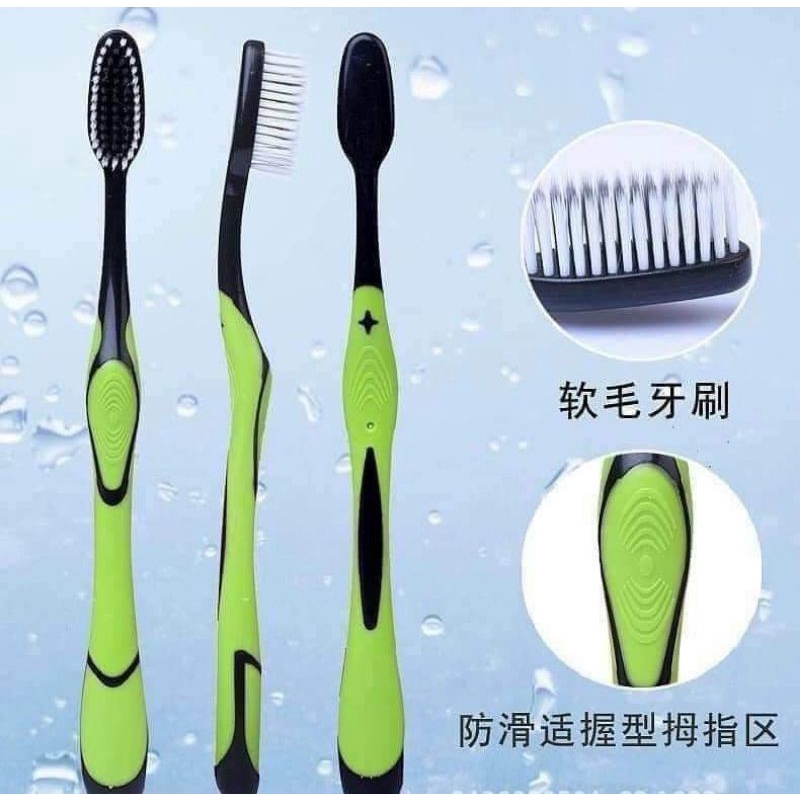 Bàn Chải Đánh Răng Bossi 921 - Bàn Chải Than Tre Than Hoạt Tính