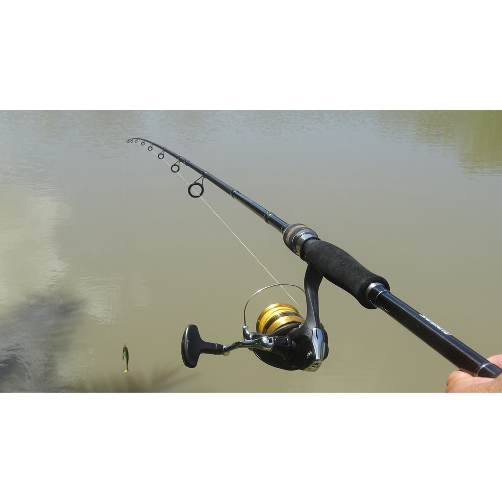COMBO 950K - Cần Hunting Black 2m1 + Máy Shimano Fx + PE Toman