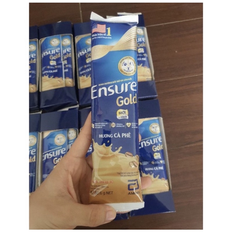 Sữa bột Ensure gói 60,6g hương vani ít ngọt