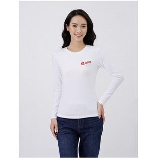 Áo thun nữ dài tay basic [Tặng 1 đôi tất gấu cute ]