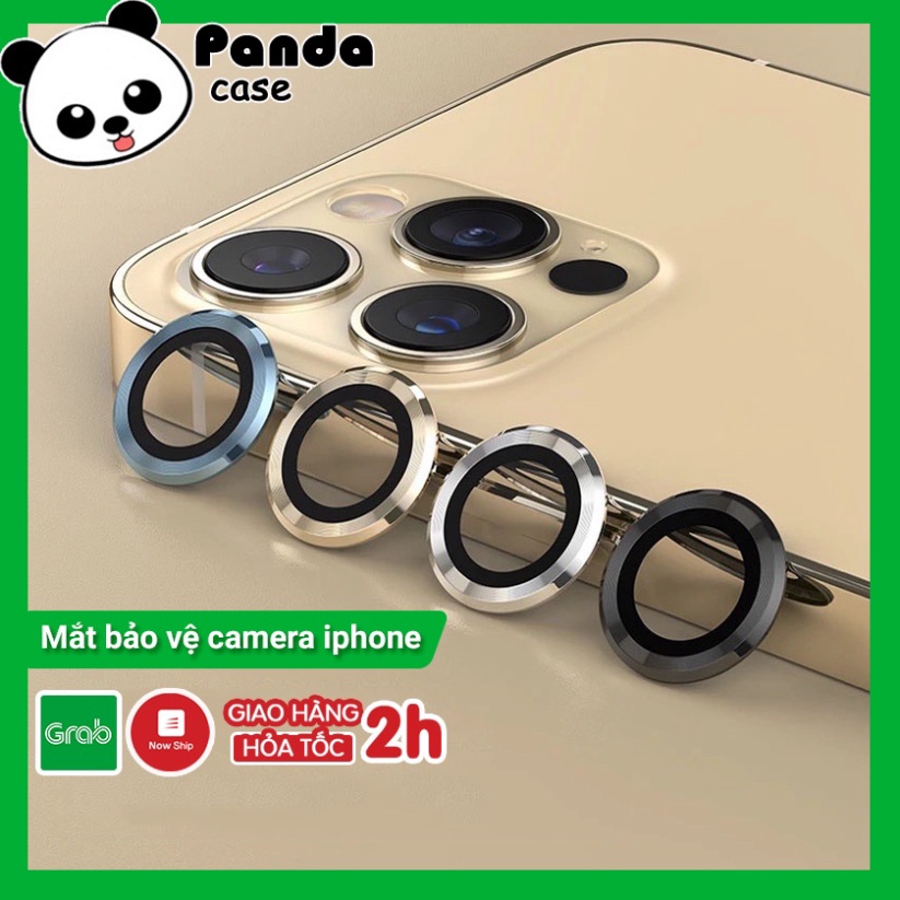 Bộ dán 3 mắt bảo vệ camera iphone 14 pro max 13 pro max 12 pro max 11 pro max 12 13 mini Titan đính đá chống trầy xước