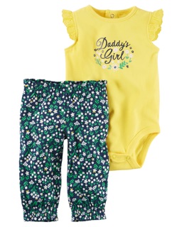 Bộ bodysuit và quần Carter