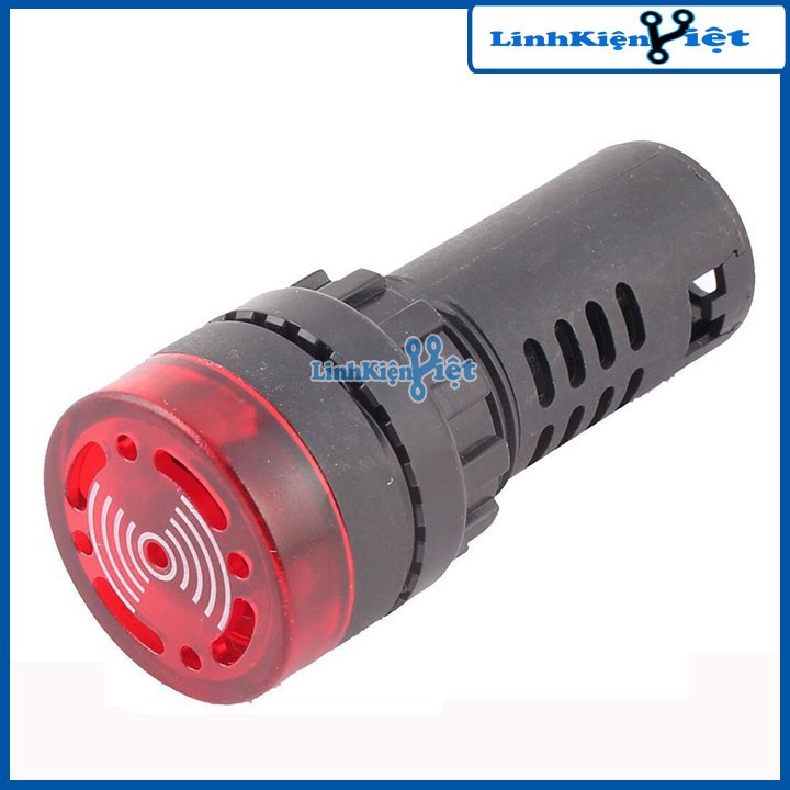 Đèn Báo Nguồn Có Còi AD16-22SM 24VDC