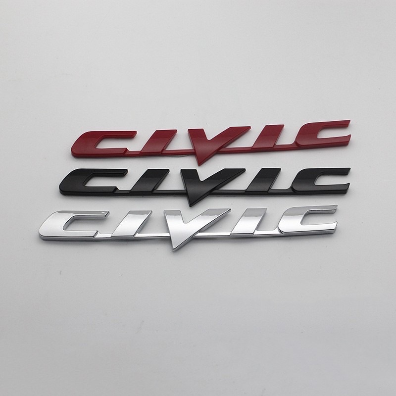 Logo chữ nổi Civic phù hợp xe Civic đời 2006-2011