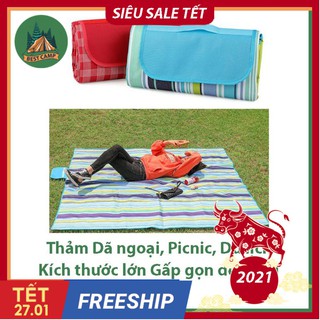 Thảm trải picnic dã ngoại du lịch bạt cắm trại cỡ lớn