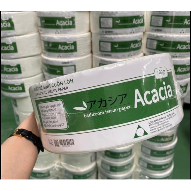 Combo 20 Giấy vệ sinh cuộn lớn ACACIA - 700 g