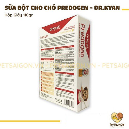 SỮA BỘT DINH DƯỠNG PREDOGEN CHÍNH HÃNG CHO CHÓ HỘP 110G