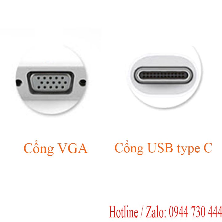 Cáp chuyển đổi USB 3.1 type C sang VGA