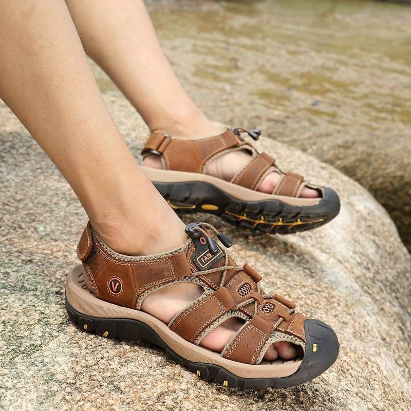 Giày sandal da nam