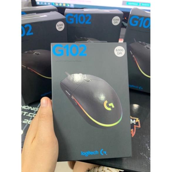Chuột chơi game, chuột máy tính có dây LOGITECH G102 RBG Độ Chính Xác Cao 8000DPI [ Bảo Hành 12 Tháng 1 Đổi 1] Hàng OEM