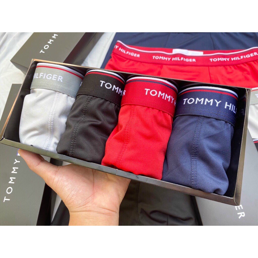 Quần lót nam boxer Tomy đùi cao cấp cotton đẹp siêu thấm hút mồ hôi thoải mái vận động thoáng mát