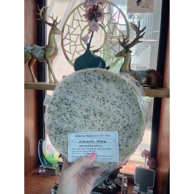 1 bịch 10 gói bánh đa dừa tây ninh siêu ngon