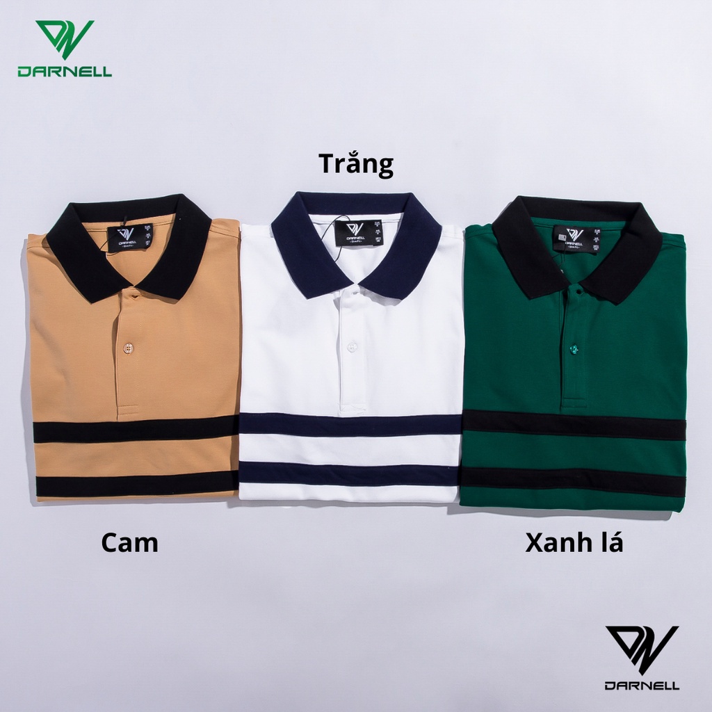 Áo thun có cổ polo nam chất cotton mềm mịn bền đẹp chính hãng Darnell DN03