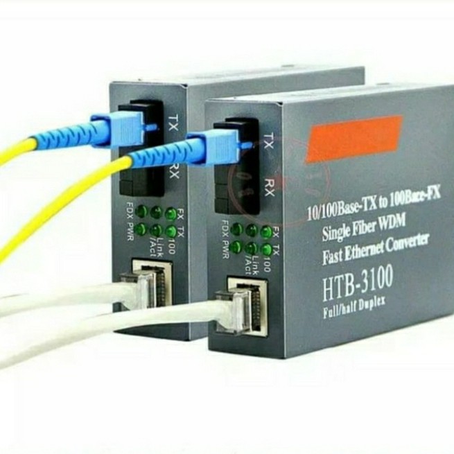 Thiết Bị Chuyển Đổi Sợi Quang 10 / 100mbps 25km Htb 3100 A + B