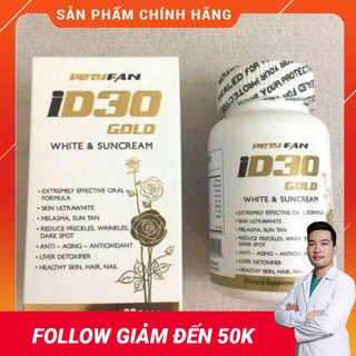 Viên uống trắng da chống nắng iD30 gold White & Suncream