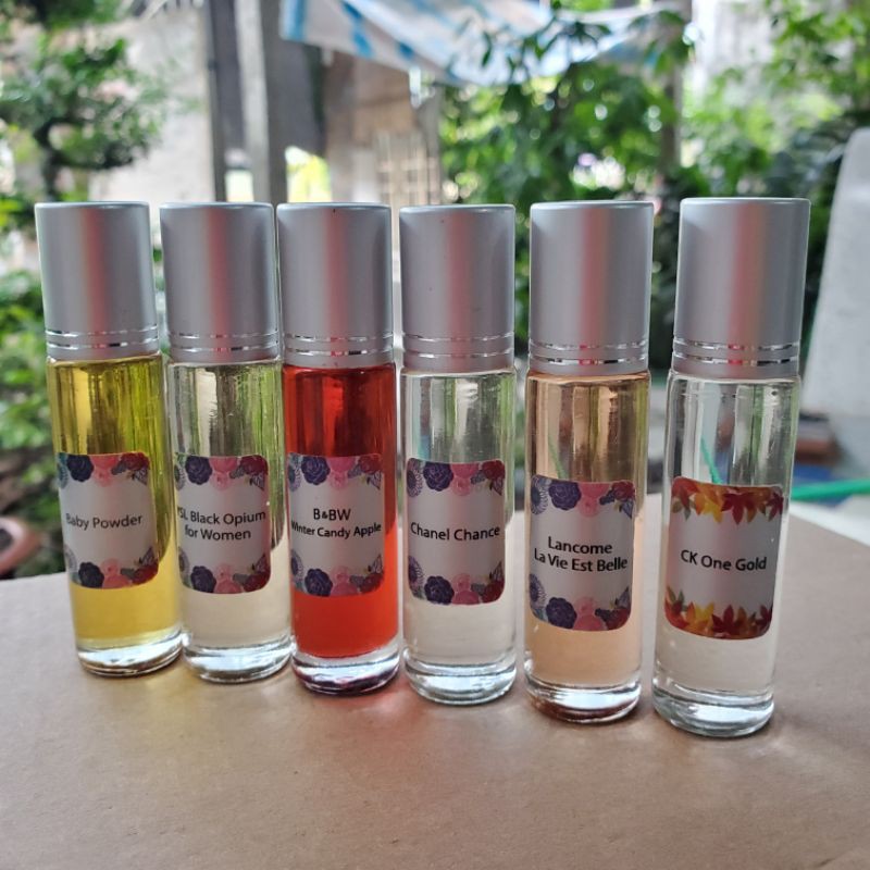 6 chai nước hoa tinh dầu Pháp