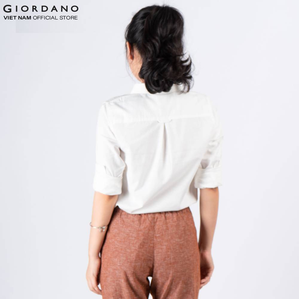 Áo Sơ Mi Oxford Dài Tay Nữ Giordano 05349049