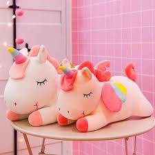 Gấu Bông Kỳ Lân Unicorn Quà Tặng Cho Bé, Ngựa Pony Một Sừng Cao Cấp