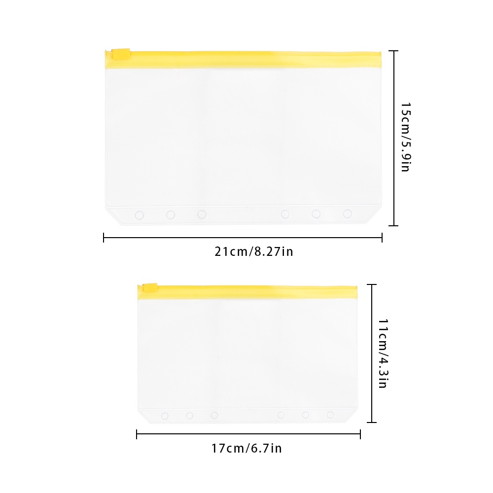 Bìa Kẹp Hồ Sơ A5 A6 Bằng PVC Chống Thấm Nước Nhiều Màu Sắc
