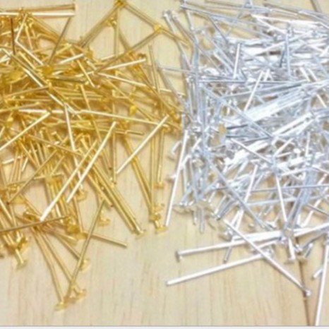 gói 10gam kim đuôi phẳng xỏ hạt