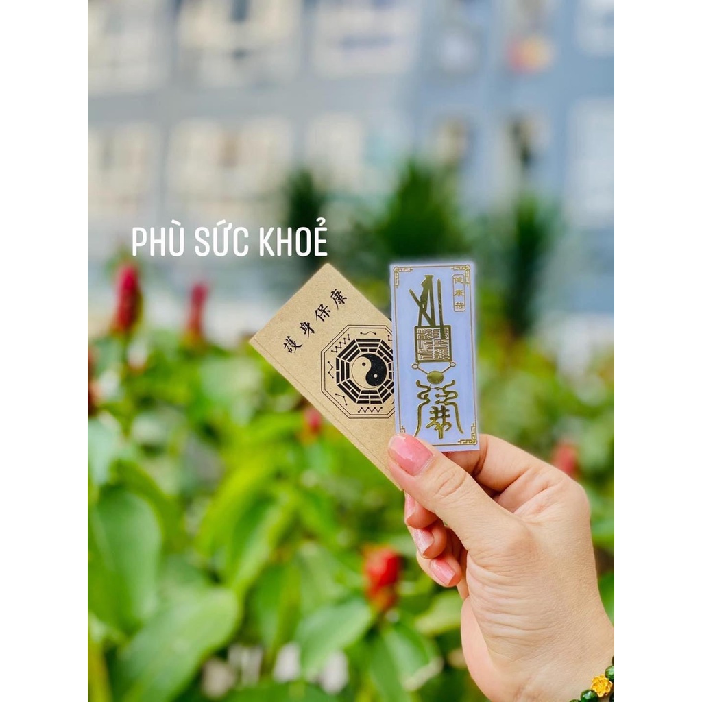 Miếng dán màn hình điện thoại giá sĩ Linh phù tài lộc may mắn