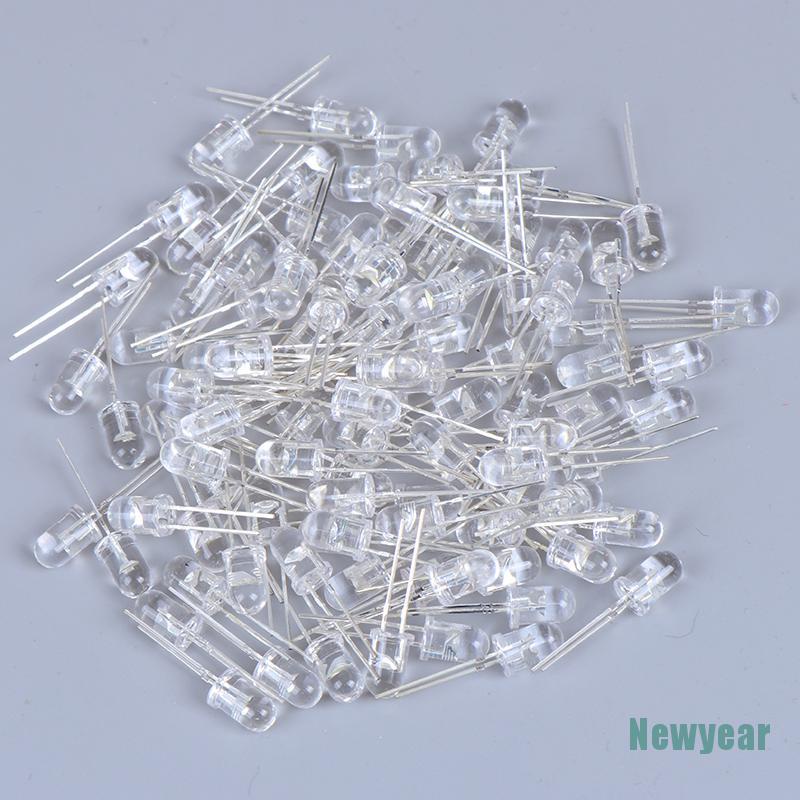 Bộ 100 Đèn Led Nhiều Màu Sắc 5mm