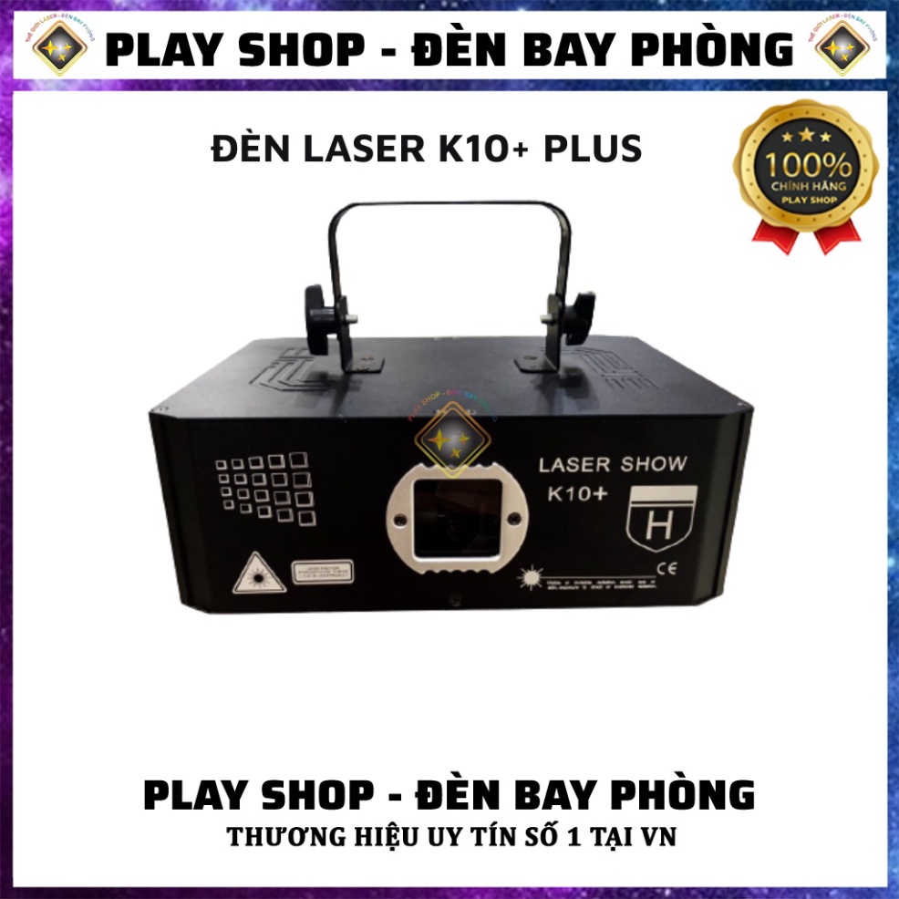 Đèn Laser K10+ Plus Chiếu 3D Với Hơn 1300 Hiệu Ứng Chiếu Tia Chiếu Hình Dùng Cho Phòng Bay, Karaoke, Bar...