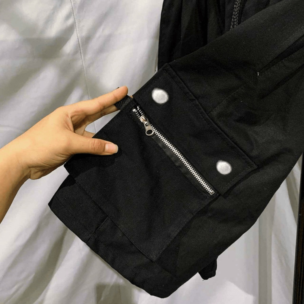&lt;FREE SHIP&gt; Quần short kaki túi hộp nam nữ unisex phối khóa chất vải co giãn (Hình Thật) BỎ SỈ