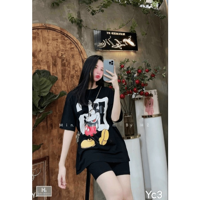 (Free ship) Sét Da Cá Siêu Chất Lượng Mặc Cực Thoáng Có In Hình Chuột Mickey Dễ Thương UP VLTN Shop