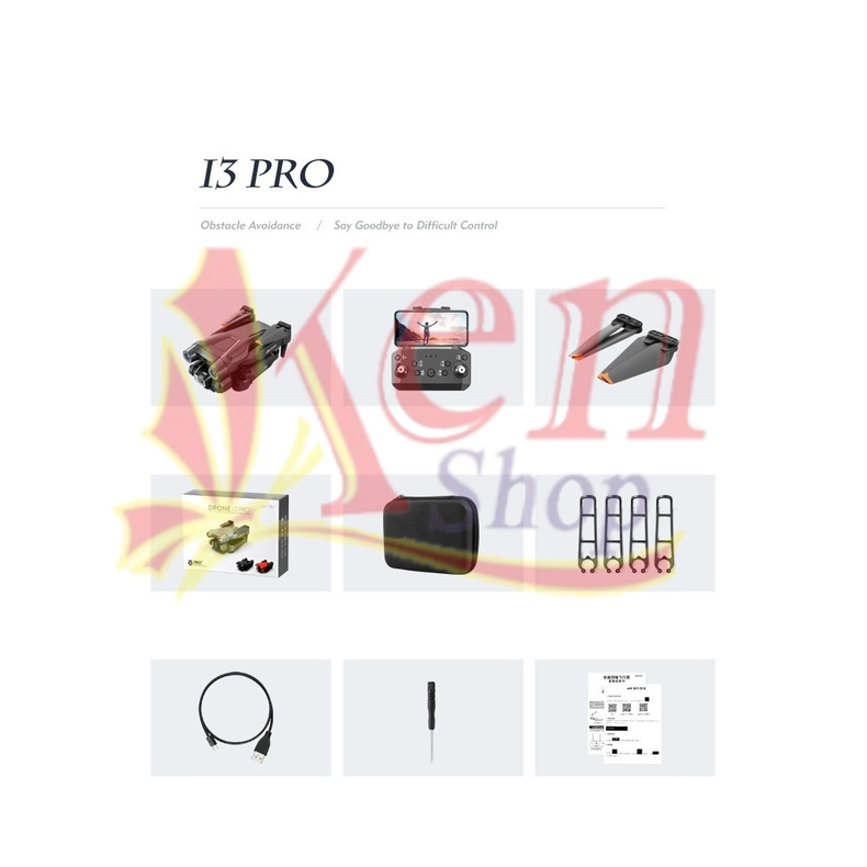 Flycam mini giá rẻ i3 pro - mắt quang - cảm biến va chạm - chỉnh camera quá đỉnh - bảo hành 5 năm