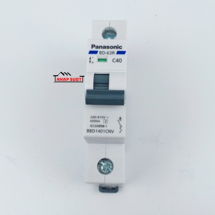 Aptomat át cài đơn Panasonic MCB tép 16A 20A 25A 32A 40A 50A 63A