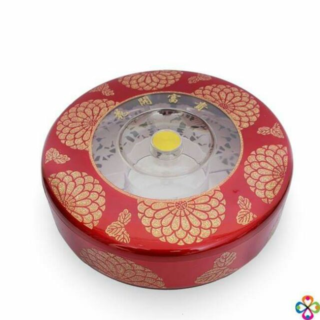 Khay mứt xoay tròn phát nhạc