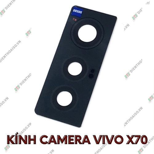 Mặt kính camera vivo x70 có sẵn keo dán