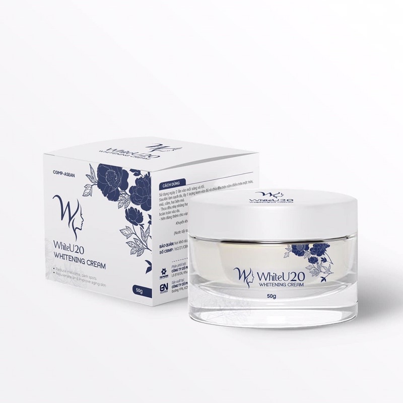 Kem dưỡng trắng da WhiteU20 lọ 50g