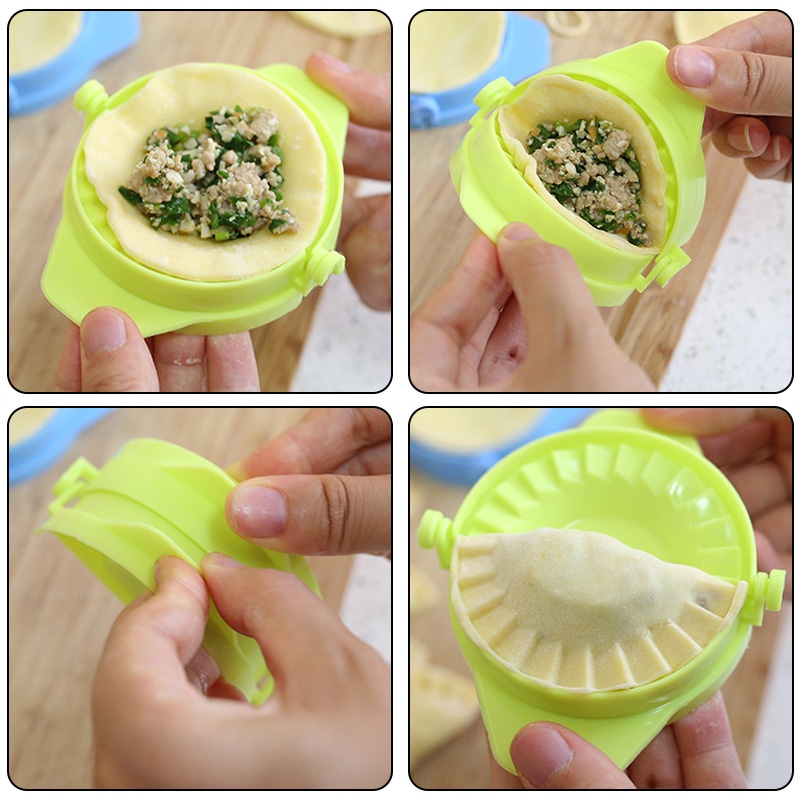 Đa chức năng  Dụng Cụ Ép Bột Làm Há Cảo Bằng,Khuôn làm bánh bao bằng nhựa Máy ép bột Bánh bao Bánh ravioli Khuôn nấu bánh ngọt