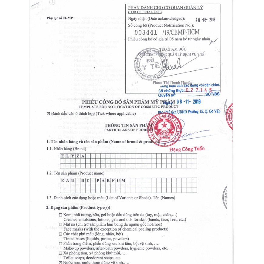 [FREESHIP, HOÀN XU] NƯỚC HOA NỮ [Lưu hương 7-12h] ELYZA HƯƠNG THỊ 30ml | Thế Giới Skin Care