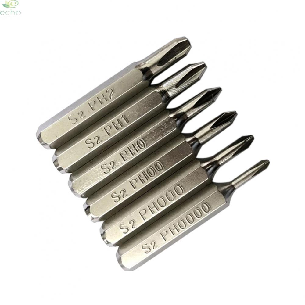 ECHO~H4×28mm Cross Screwdriver Bits PH0000 PH000 PH00 PH0 PH1 PH2 4mm Hex Shank High Quality#Ready Stock