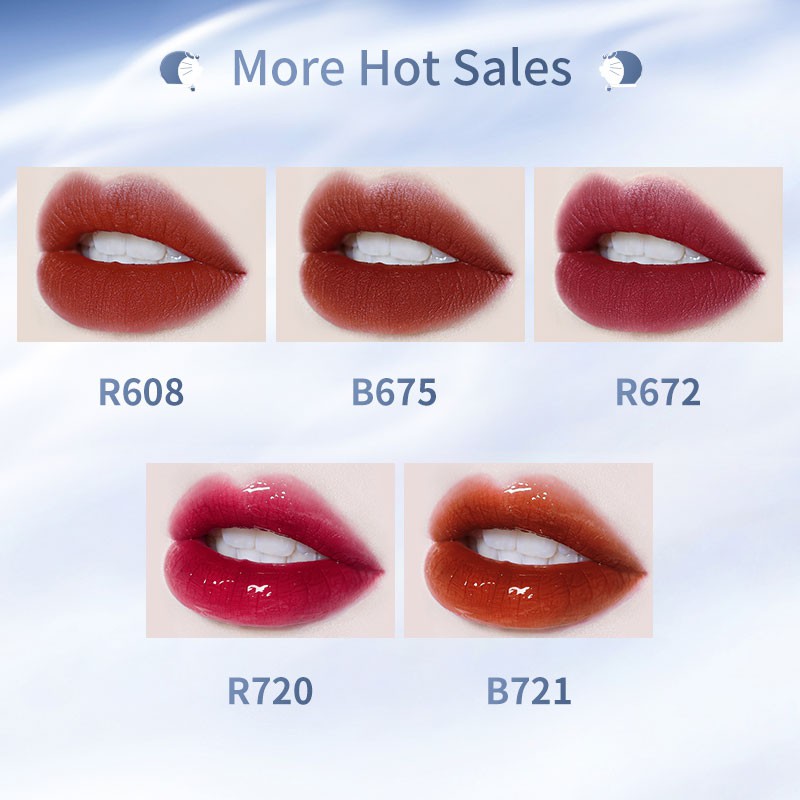 Son Kem Colorkey Doraemon Dạng Nước Chống Thấm Nước Trang Điểm Lâu Trôi | BigBuy360 - bigbuy360.vn