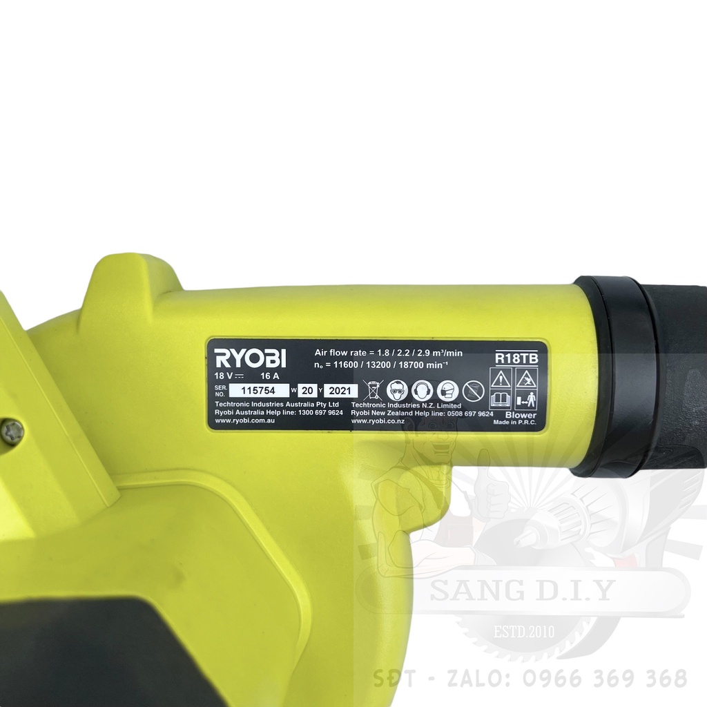 Máy Thổi Lá Ryobi 18V