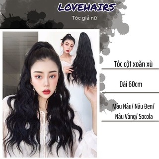 TG8-Tóc Giả Buộc Xoăn Sóng Xù Mì Dài_TG8 - Love Hairs