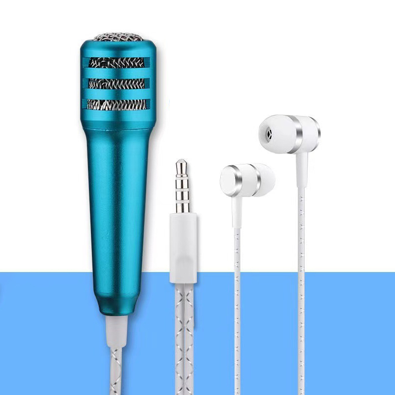 Micro Hát Karaoke Mini Cho Điện Thoại, Laptop, Pc