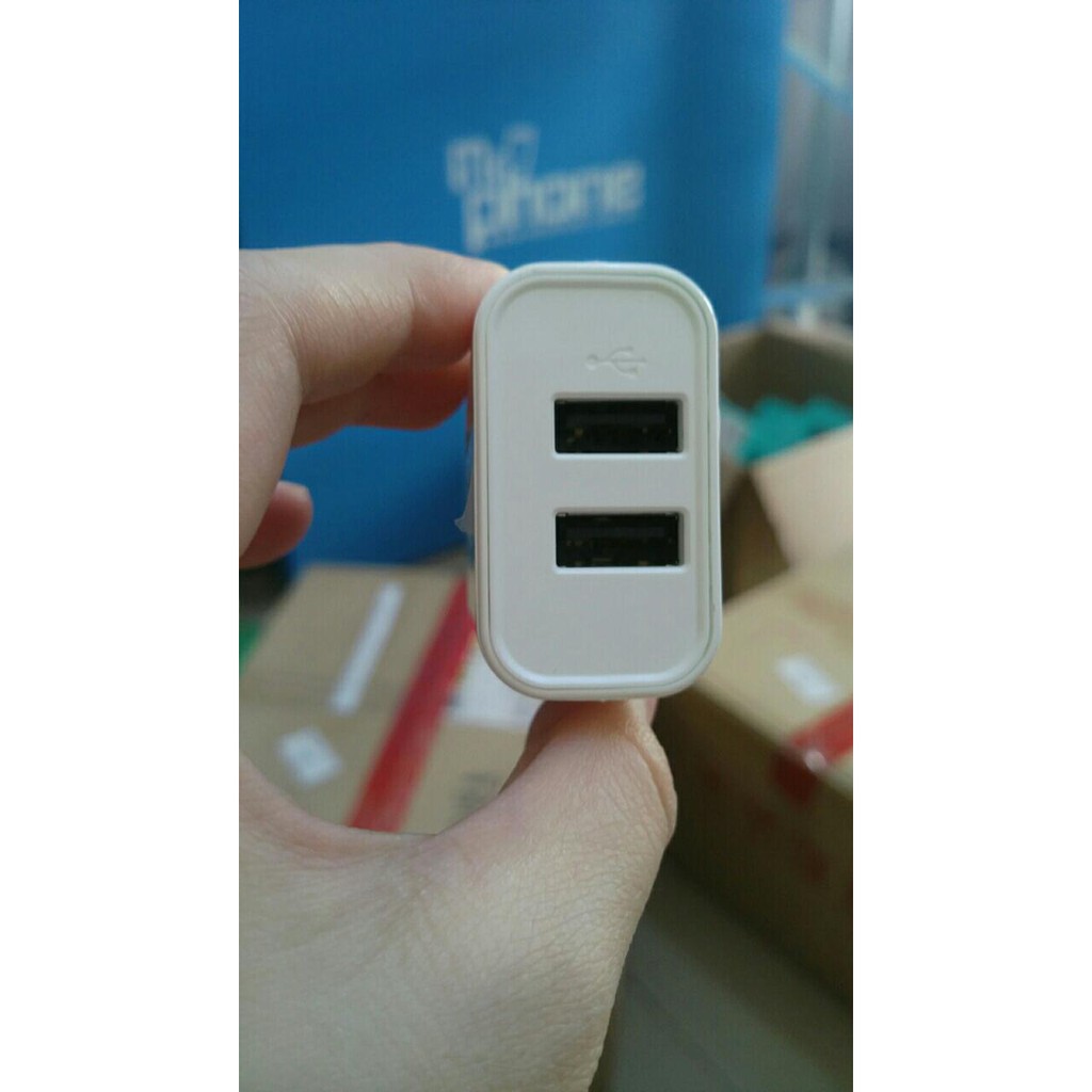 Sạc chính hãng SKY hai cổng USB 5V / 2A (màu trắng)