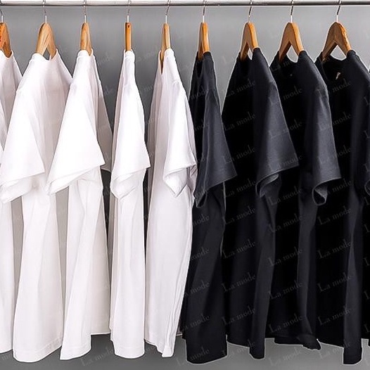 Áo Thun Trơn Basic Unisex Thời Trang Cho Nam Nữ - La mode