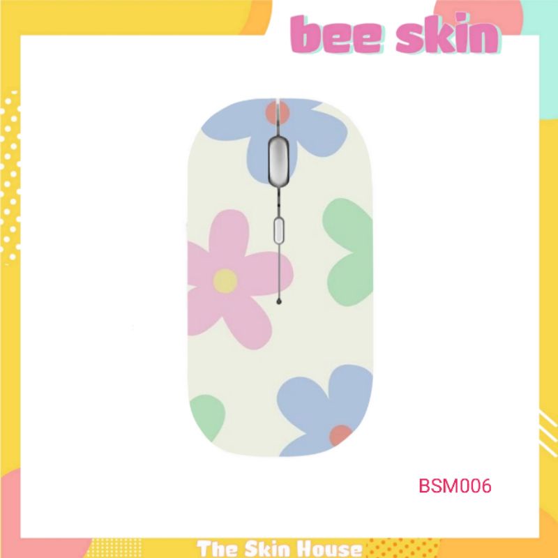 Chuột không dây 2.4G 1000dpi được skin chống trầy, chống nước