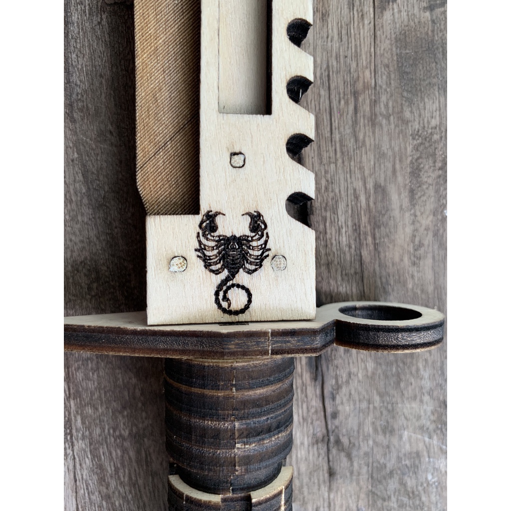 Mô Hình Lắp Ráp Gỗ - M9 Bayonet Scorpion CSGO