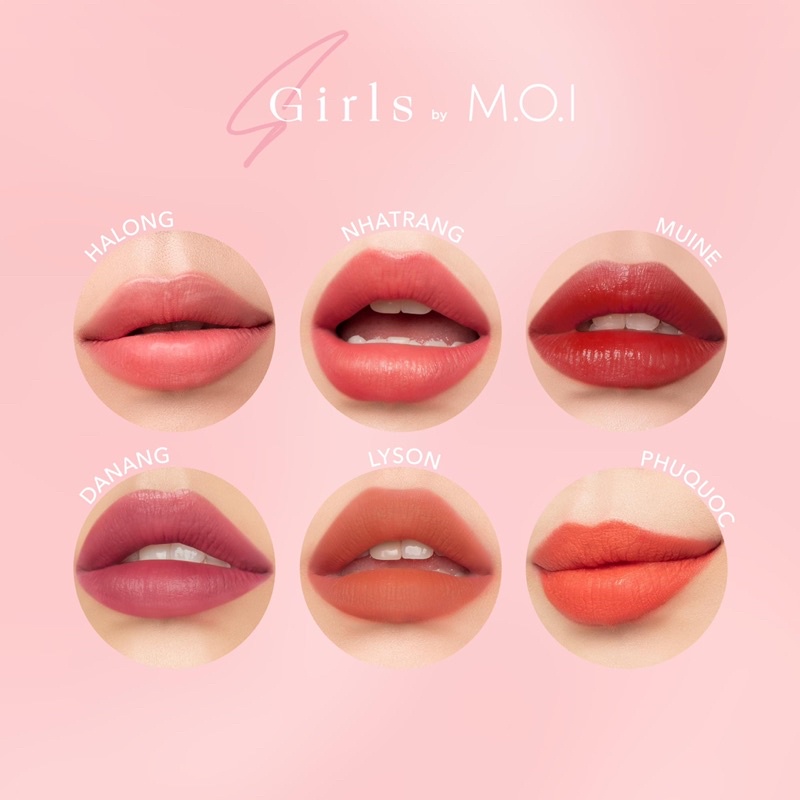 Son Kem Nhung SGirls Summer Son MOI COSMETICS Hồ Ngọc Hà