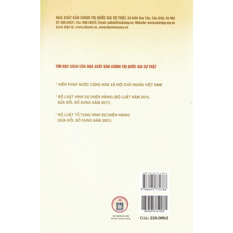 Sách - Những Vấn Đề Cơ Bản Trong Luật Tố Tụng Hình Sự Một Số Nước Trên Thế Giới
