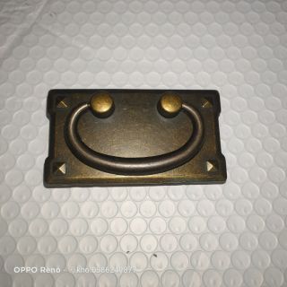 Tay Nắm Hộc Tủ Gỗ Sồi Bản Đồng