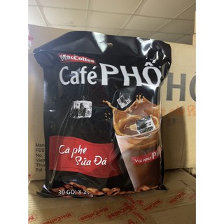 Date SX 2/24 Cà phê SỮA ĐÁ PHỐ BỊCH 30gói*24gr